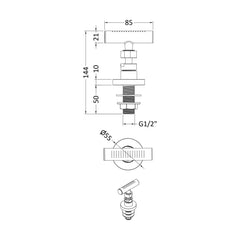 [BSBJ383] Minimalist Body Jet - Technical Drawing