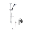 [BSBR04MV1] Pride Shower Bundle Concealed Round Manual Valve & Multi Function Handset Slide Rail Kit - Chrome Balterley - Cutout