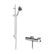 [BSBR101BV1] Current Round Bar Valve & Linear Slide Rail Kit Shower Set - Chrome - Balterley - Cutout
