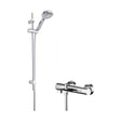 [BSBR114BV2] Current Wall Mount Thermostatic Bath Shower Mixer Tap with Multi Function Slide Rail Kit - Chrome - Balterley - Cutout