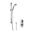 [BSBR12TW1] Current Shower Bundle Concealed Round Twin Valve & Multi Function Handset Slide Rail Kit - Chrome Balterley - Cutout