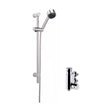 [BSBR78BV1] Thermostatic Round Vertical Bar Valve and Multi Function Handset Slider Rail Kit Shower Bundle - Chrome - Balterley - Cutout