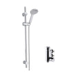 [BSBR80BV1] Round Thermostatic Vertical Bar Valve and Water Saving Handset Slider Rail Kit Shower Bundle - Chrome - Balterley - Cutout