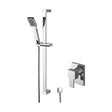 [BSBS26MV1] Ripple Concealed Square Manual Valve & Slide Rail Kit Shower Bundle Set - Chrome - Balterley - Cutout