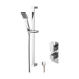 [BSBS33TW1] Empire Concealed Square Twin Valve & Slide Rail Kit Shower Bundle Set - Chrome - Balterley - Cutout