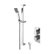 [BSBS35TW1] Ripple Concealed Square Twin Valve & Slide Rail Kit Shower Bundle Set - Chrome - Balterley - Cutout