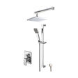 [BSBS37MV2] Empire Concealed Square Manual Valve Shower Set - Chrome - Balterley - Cutout