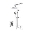 [BSBS38MV2] Ripple Concealed Square Manual Valve Shower Set - Chrome - Balterley - Cutout
