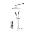 [BSBS42TW2] Empire Concealed Square Twin Valve Shower Set - Chrome - Balterley - Cutout
