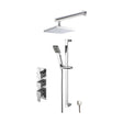 [BSBS45TR2] Ripple Concealed Square Triple Valve Shower Set - Chrome - Balterley - Cutout