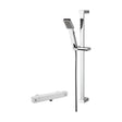[BSBS68BV1] Square Thermostatic Bar Valve and Rectangular Slide Rail Kit Shower Bundle - Chrome - Balterley - Cutout