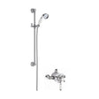 [BSBT138DU1] Traditional Dual Exposed Valve & Slide Rail Shower Set - Chrome/White - Balterley - Cutout