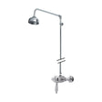 [BSBT53MV1] Traditional Exposed Manual Valve & Rigid Riser Shower Set - Chrome/White - Balterley - Cutout