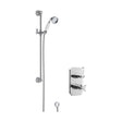 [BSBT56TW1] Traditional Concealed Twin Victorian Valve & Slide Rail Shower Set - Chrome/White - Balterley - Cutout