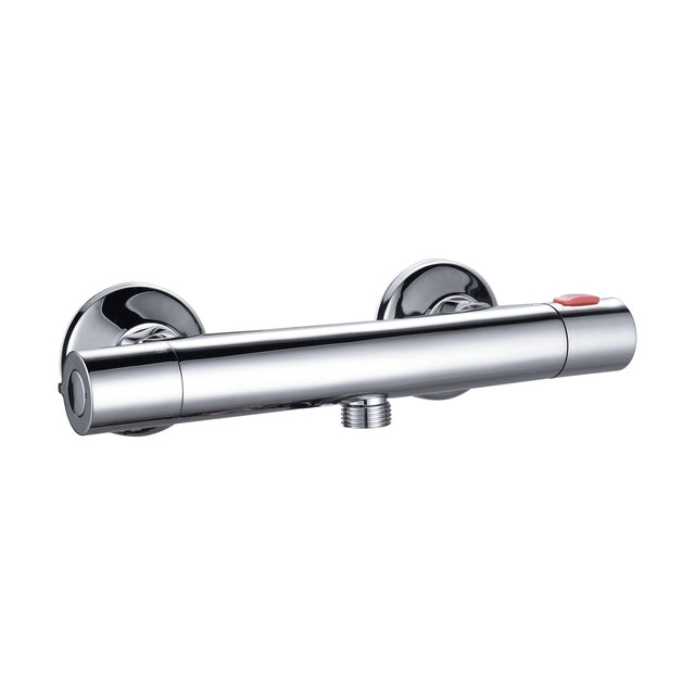 [BSBV008] Minimalist Round Bar Shower Valve - Chrome - Cutout