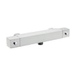 [BSBV316] Balterley Contemporary Square Thermostatic Shower Bar Valve 1 Outlet - Chrome - Cutout