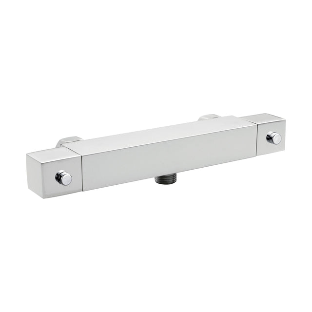 [BSBV316] Balterley Contemporary Square Thermostatic Shower Bar Valve 1 Outlet - Chrome - Cutout