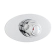 [BSCCSQ3] Contemporary Round Concealed Sequential Thermostatic Shower Valve - Chrome - Balterley - Cutout
