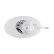 [BSCCSQ4] Contemporary Round Concealed Sequential Thermostatic Shower Valve with Lever Handle - Chrome - Balterley - Cutout