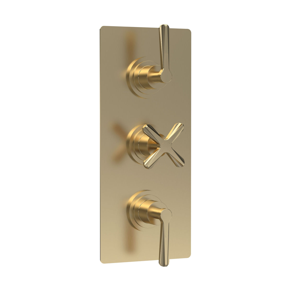 [BSCN8023L] Levedale Triple Concealed Crosshead Thermostatic Shower Valve with Diverter (3 Outlets) - Cutout