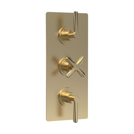 [BSCN8023L] Levedale Triple Concealed Crosshead Thermostatic Shower Valve with Diverter (3 Outlets) - Cutout
