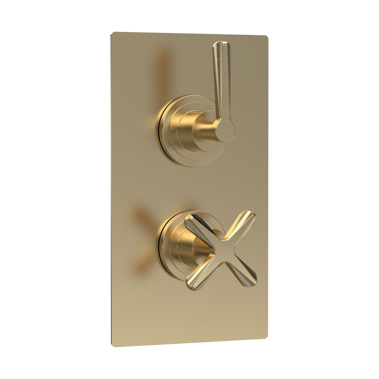 [BSCN8210L] Levedale Twin Concealed Crosshead Thermostatic Shower Valve (1 Outlets) - Cutout