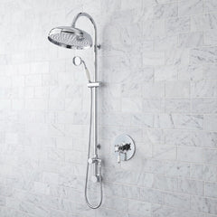 [BSED092C] Traditional Concealed Dual Thermostatic Shower Valve (1 Outlet) - Chrome - Balterley - Lifestyle 1
