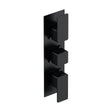 [BSEM4TR02] Empire Contemporary Concealed Square Triple Thermostatic Shower Valve, 280mm Durable Brass Construction - Matt Black by Balterley - Cutout