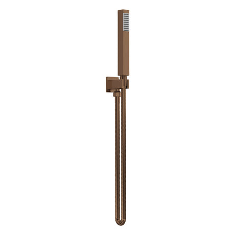 [BSHS15264] Square Outlet Elbow, Parking Bracket & Shower Handset, Choice of Finish - Cutout