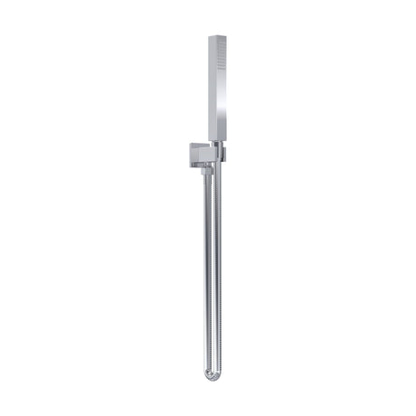 [BSHS3264] Square Outlet Elbow, Parking Bracket & Shower Handset - Matt Black - Cutout