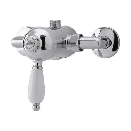 [BSMV201] Traditional Round Concealed Manual Shower Valve (1 Outlet) - Chrome - Cutout