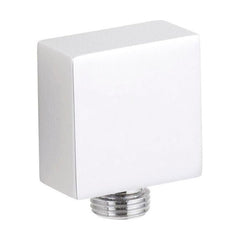 [BSOE245] Square Chrome Shower Outlet Elbow for Wall Mounted Showers - Cutout