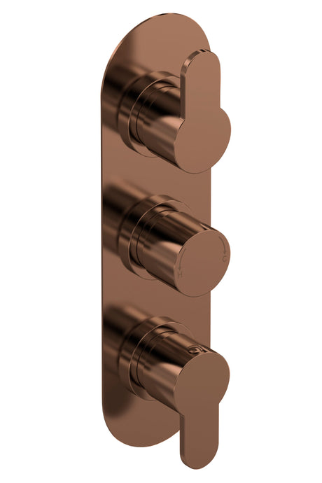 [BSPR15TR03] Pride Triple Thermostatic Valve W/DIV - Cutout