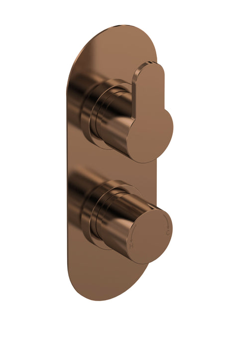 [BSPR15TW02] Pride Twin Thermostatic Valve W/DIV - Cutout