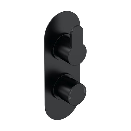 [BSPR4TW01] Consall Round Thermostatic One Outlet Shower Valve, Choice of Finish - Cutout