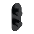 [BSPR4TW02] Consall Round Thermostatic Two Outlet Shower Valve with Diverter, Choice of Finish - Cutout