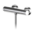 [BSPR503] Balterley Pride Contemporary Round Thermostatic Bar Valve, 55 x 275mm - Chrome - Cutout