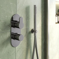 [BSPR7TW01] Consall Round Thermostatic One Outlet Shower Valve, Choice of Finish - Lifestyle 1
