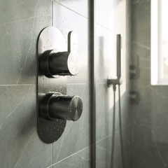 [BSPR7TW01] Consall Round Thermostatic One Outlet Shower Valve, Choice of Finish - Lifestyle 2