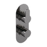 [BSPR7TW02] Consall Round Thermostatic Two Outlet Shower Valve with Diverter, Choice of Finish - Cutout