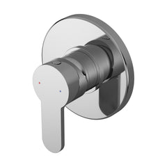 [BSPRMV10] Balterley Pride Round Concealed Manual Shower Valve 1 Outlet - Chrome - Cutout