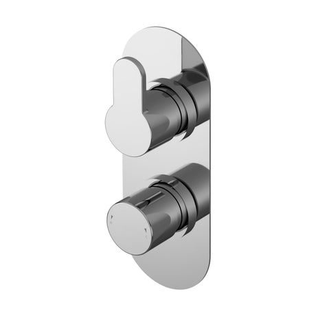 [BSPRTW01] Consall Round Thermostatic One Outlet Shower Valve, Choice of Finish - Cutout