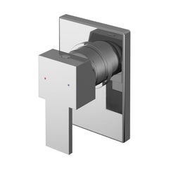 [BSRPMV10] Ripple Contemporary Bathroom Square Concealed Manual Shower Valve with Lever Handle, 120mm, Chrome - Balterley - Cutout