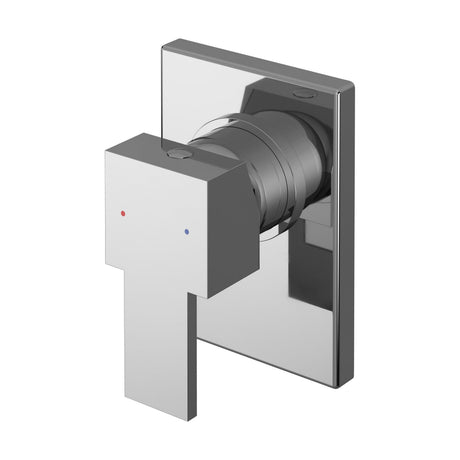 [BSRPMV10] Ripple Contemporary Bathroom Square Concealed Manual Shower Valve with Lever Handle, 120mm, Chrome - Balterley - Cutout