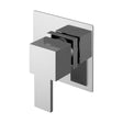 [BSRPST10] Ripple Contemporary Bathroom Square Concealed Stop Tap with Lever Handle, 100mm, Chrome - Balterley - Cutout