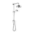 [BSRR312] Exposed Grand Rigid Riser Shower Kit with Fixed Head & Handset  - Chrome/White - Cutout