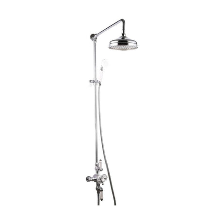 [BSS108] Traditional Exposed Thermostatic Shower Valve Set - Chrome - Cutout