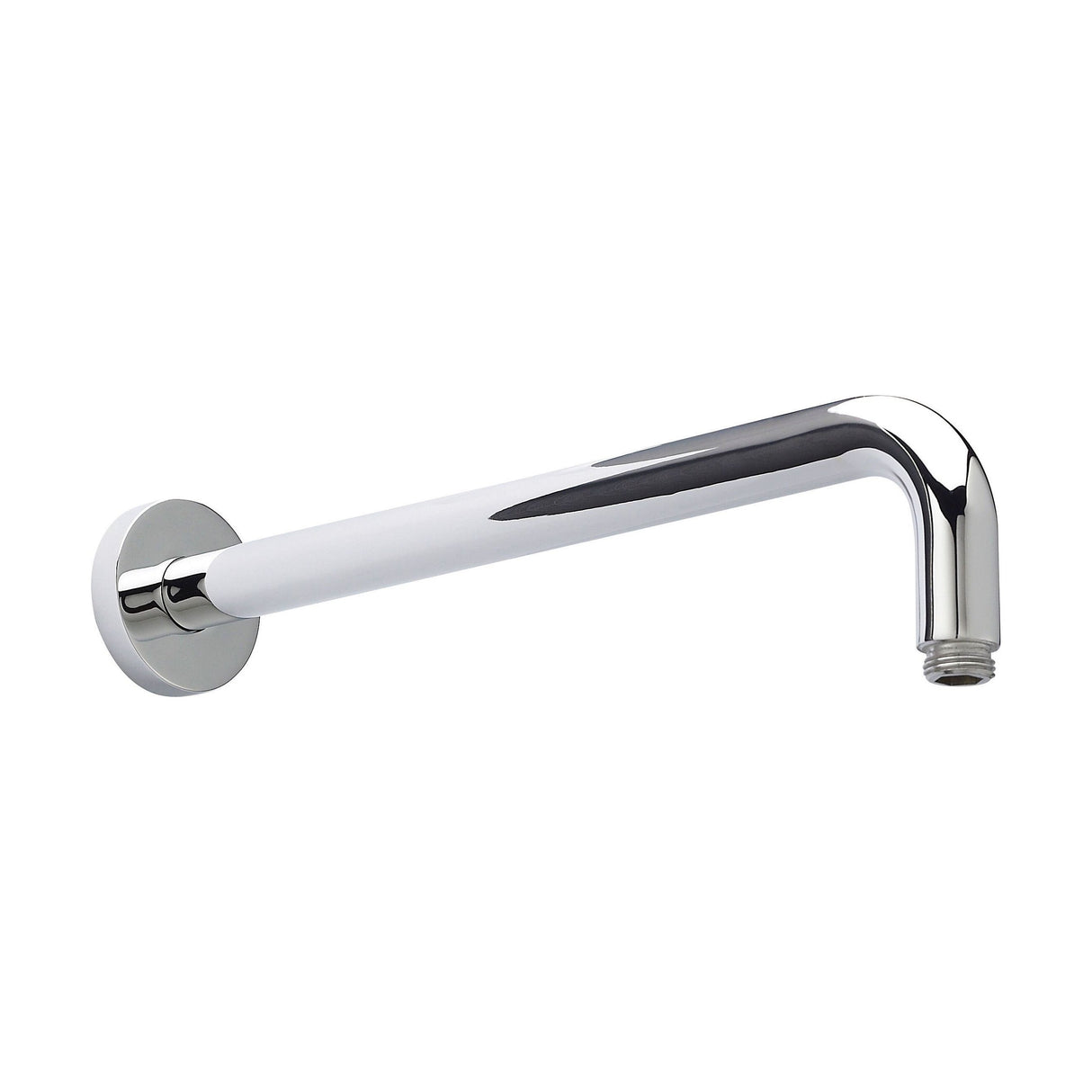 [BSSA001] Balterley Round Wall Mount Shower Arm - 345mm - Chrome - Cutout