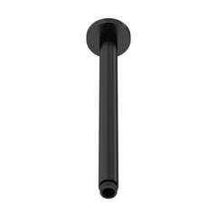 [BSSA416] Balterley Round Ceiling Mount Shower Arm - 300mm - Matt Black - Cutout