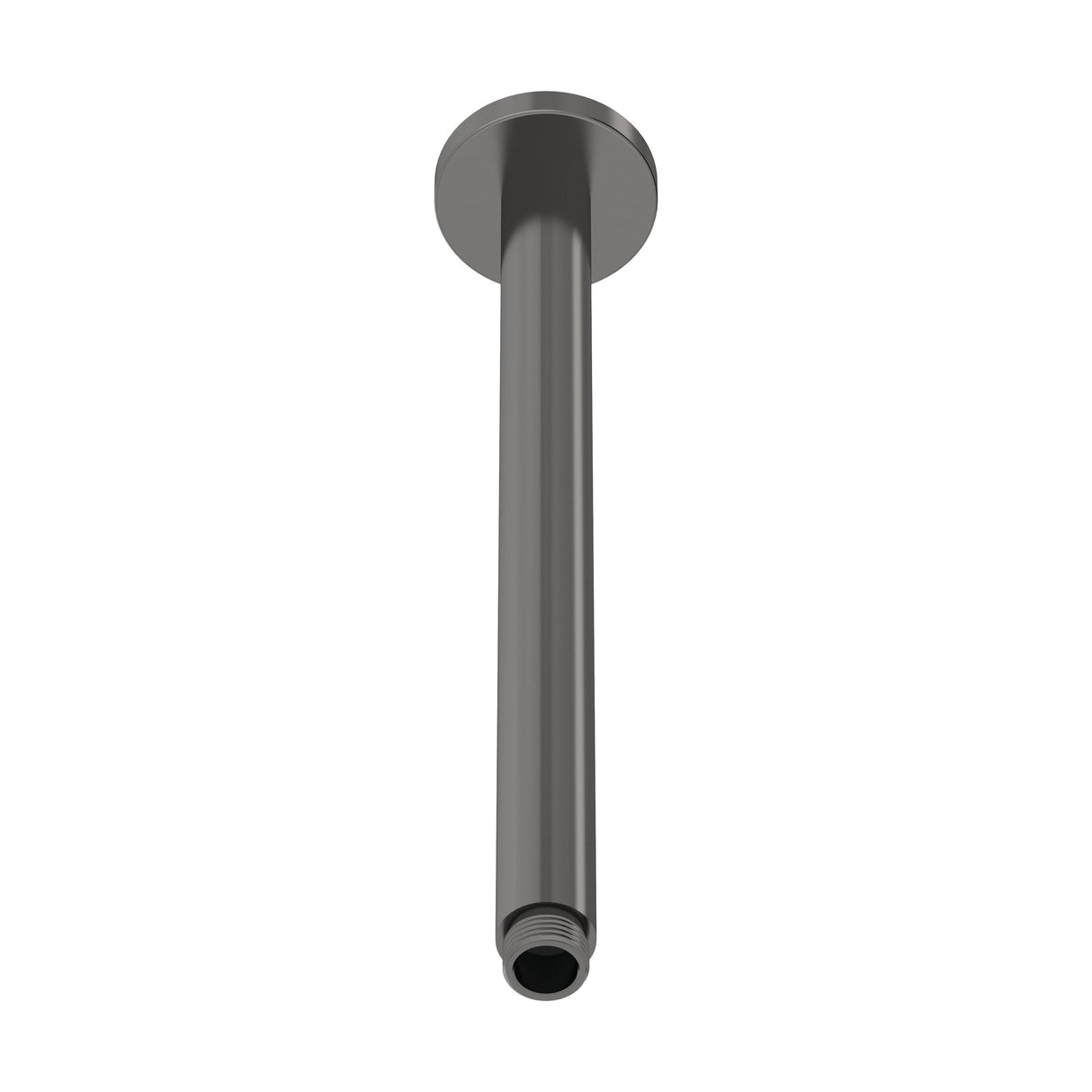 [BSSA716] Balterley Round Ceiling Mount Shower Arm - 300mm - Brushed Pewter - Cutout